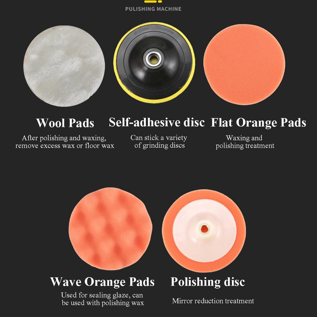 Электрическая полировальная машина 220 В, регулируемая скорость, инструменты для шлифовки и полировки мебели и автомобилей, машина для полировки автомобиля с губками, 700 Вт