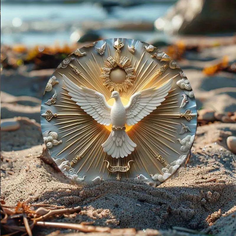 Христос Дух Голубь настенное искусство дерево 3D рельеф, Добро пожаловать на дверь деревенский деревянный знак голуби мира входная дверь знак на стену фермерского дома украшения дверь вешалка