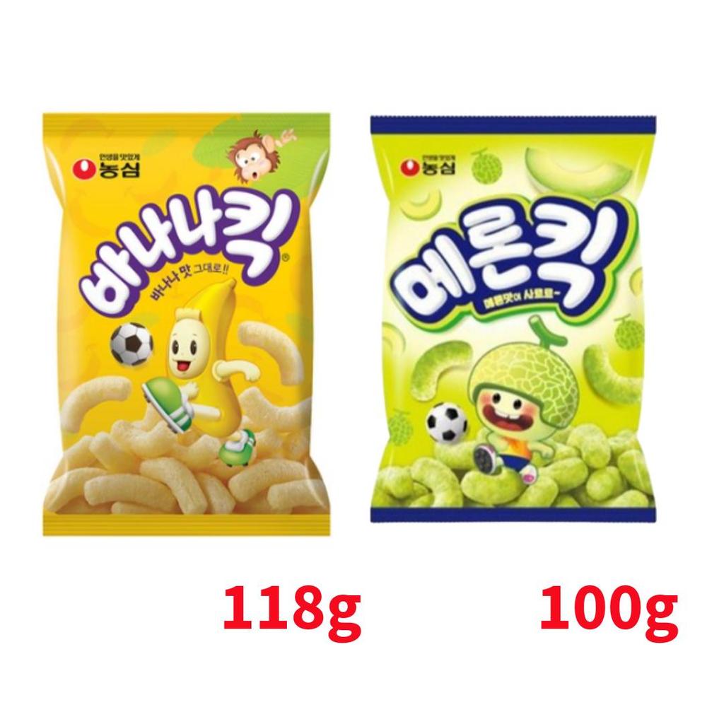 Korean Puff Snack – Banana Kick, Melon Kick (26 Options)
