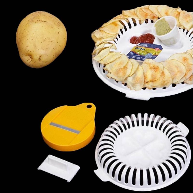 Сделай сам Выпечка Микроволновка Картофельные чипсы