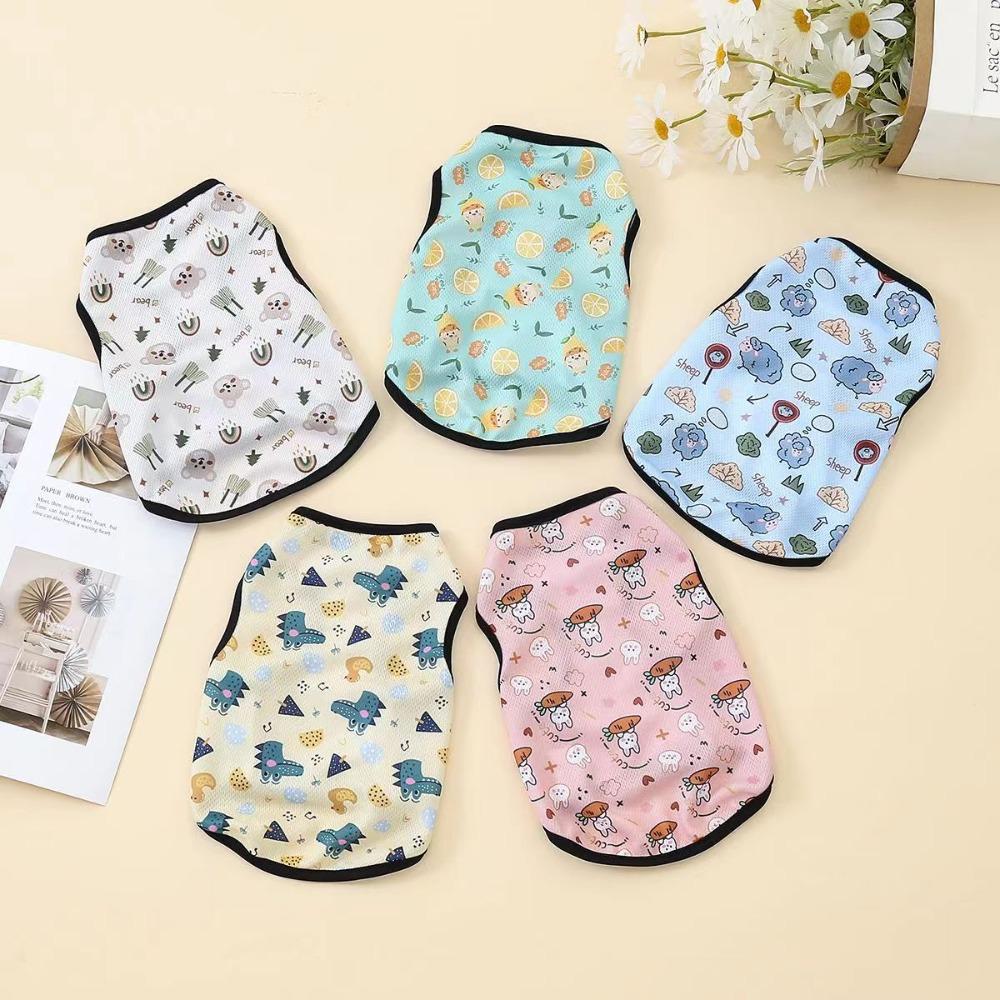 Breathable Pet Dog Clothes Cute Dog T-shirt Summer Pet Supplies