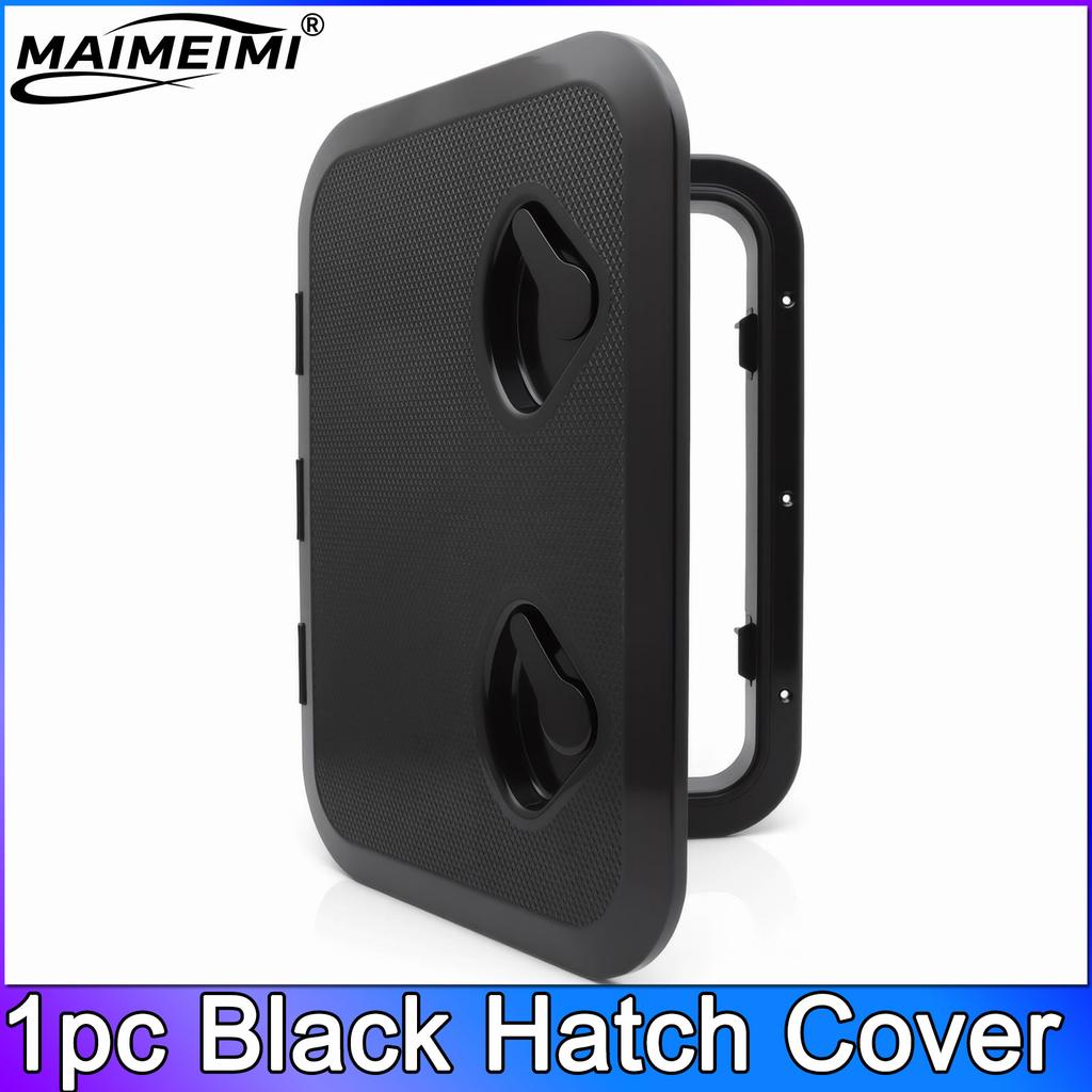 QC Marine Deck Access Hatch White/Black Rectangular Deck Cover, pection Hatch, Hatch Cover, Boat Access 360X240MM, 420X290MM