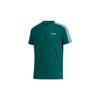 Neo Printed Round Neck Sports T-Shirt Men Tops Forest-Green GJ8914