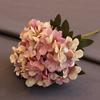 Имитация цветка, не увядающее украшение стола, искусственный шелк, красивая домашняя декоративная имитация гортензии для гостиной