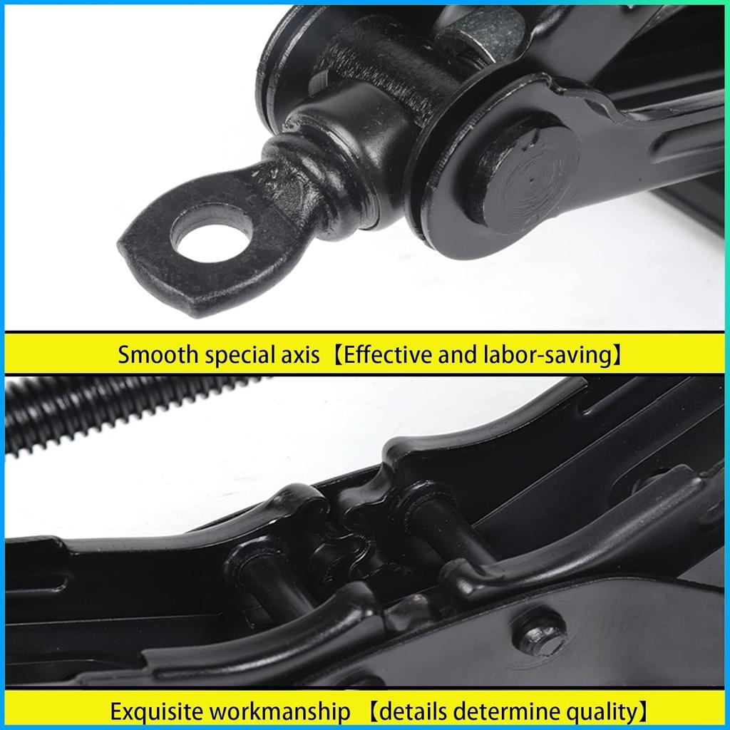 Ножничный автомобильный домкрат 2,0 тонны, Сверхмощный с рукояткой для внедорожника/минивэна для замены шин