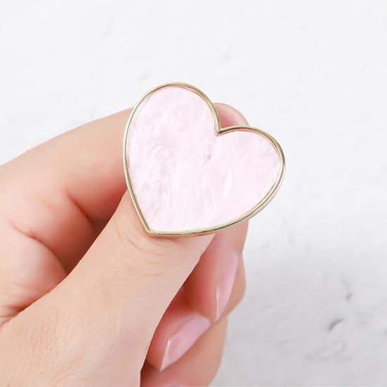 Ring Palette Universal Easy To Clean Golden Color Edge Nail Art Board Ring Plate for Mixing Foundations