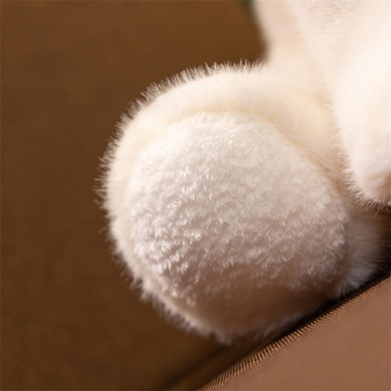 Милая плюшевая кукла в виде животного: Лиса, Кот, Обезьяна, Кролик, Собака - Сидячая поза, Комфортная игрушка, Подарок