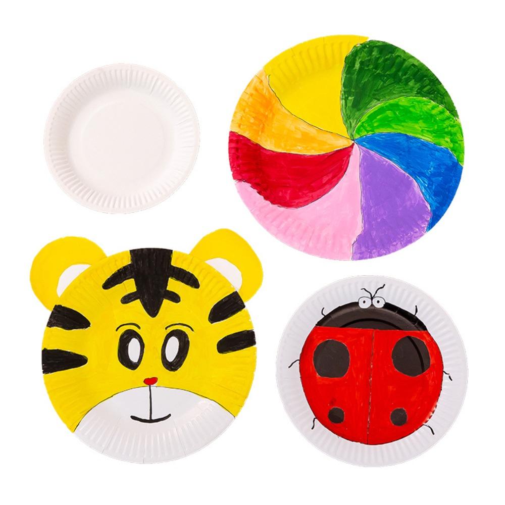 10 шт. Бумажная тарелка для сока Пикник Свадьба Детская Тарелка Декор Посуда Одноразовый Стакан