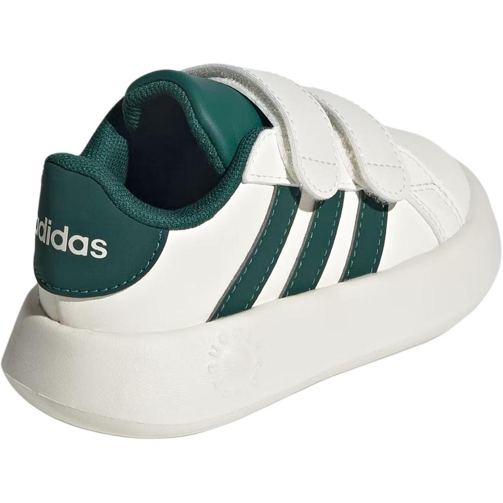Adidas GRAND COURT 2.0 Low top Toddler Shoes White Green Infant And Toddler JQ7996