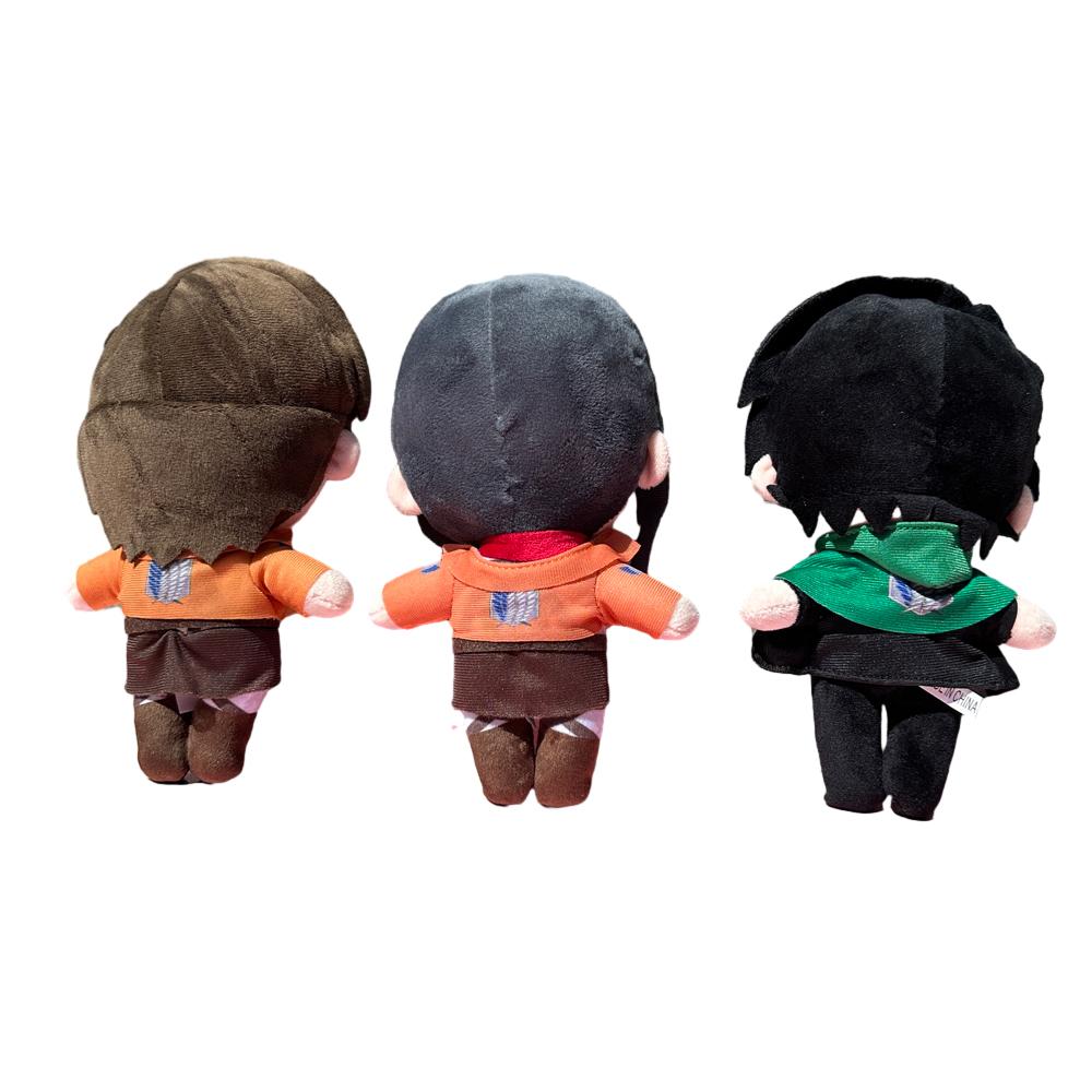 20Cm Anime Attack On Titan Plush Toys Doll Kawaii Cute Soft Stuffed Plush Pillow Levi Eren Mikasa Stuffed Doll Gifts For Kids