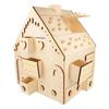 Wooden Advent Calendar Gingerbread House 33 X 26 X 23 Cm