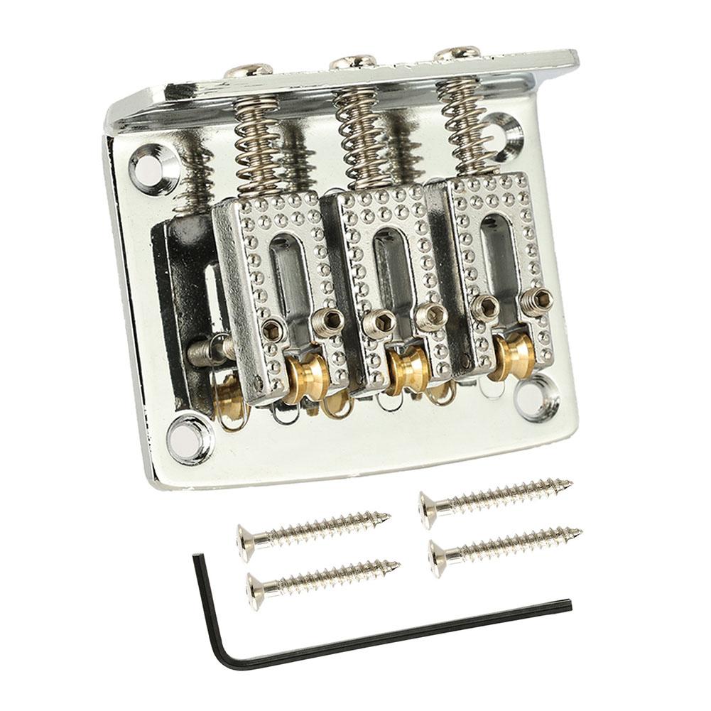3-string Tailpiece Bridge Pull String Code Bridge Replacement Parts Compatible For Cigar Box Guitar
