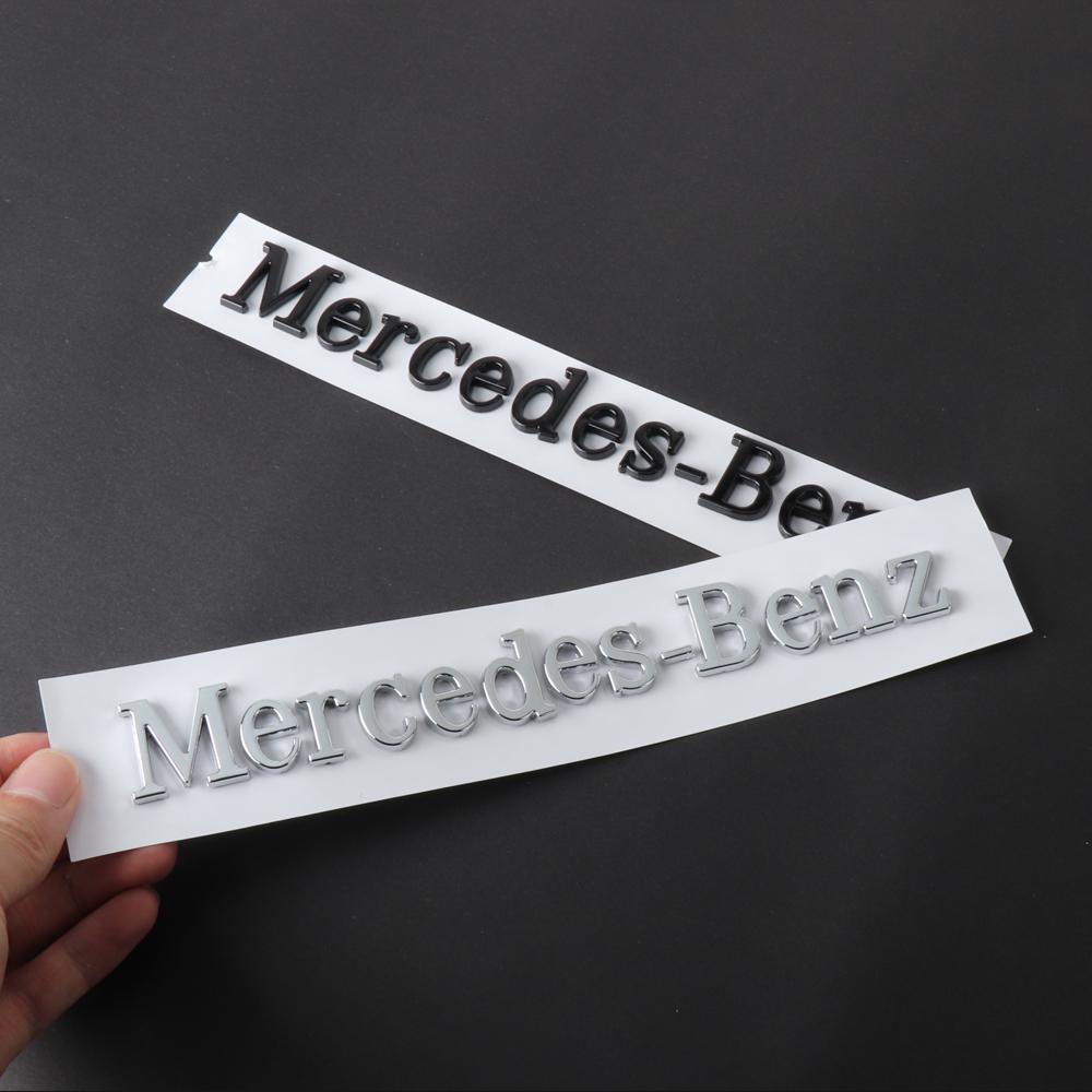 Буквенные наклейки Mercedes Benz для Mercedes Benz S400L S580 GLS600 ABS Значок автомобиля тюнинг задний багажник авто Декоративные аксессуары