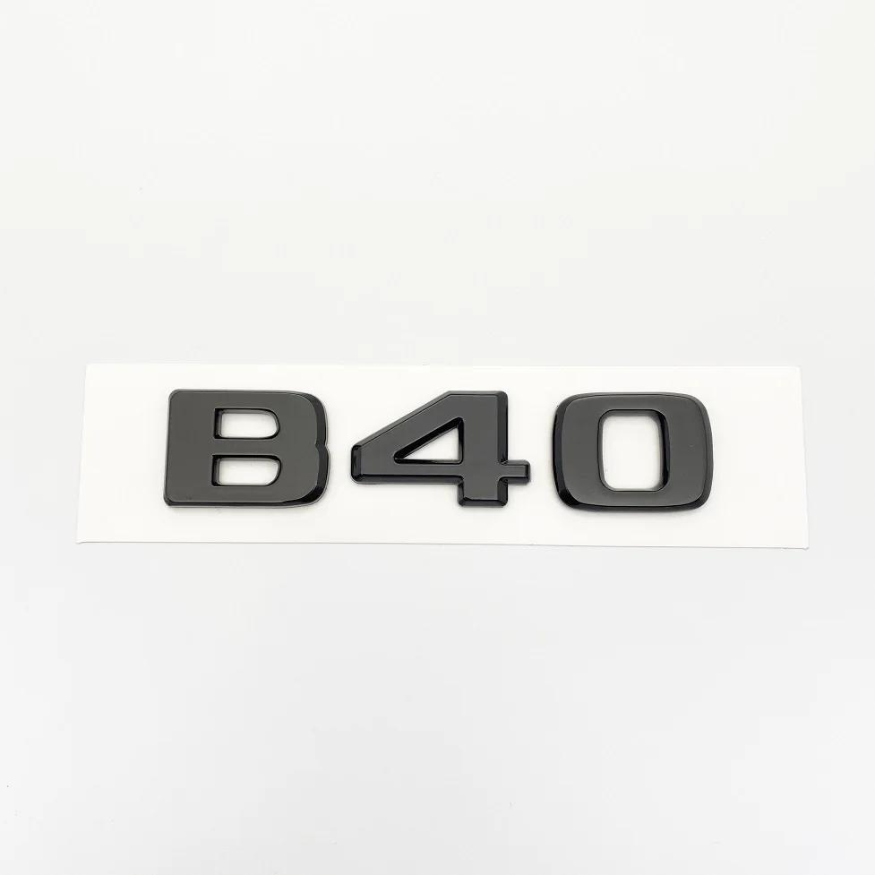 Glossy Black Letters 550G 4X4 850 550 D35 B40 D6S B63 Emblem for Mercedes Benz Brabus G Car Fender Trunk Rear W464 Logo Sticker EB2
