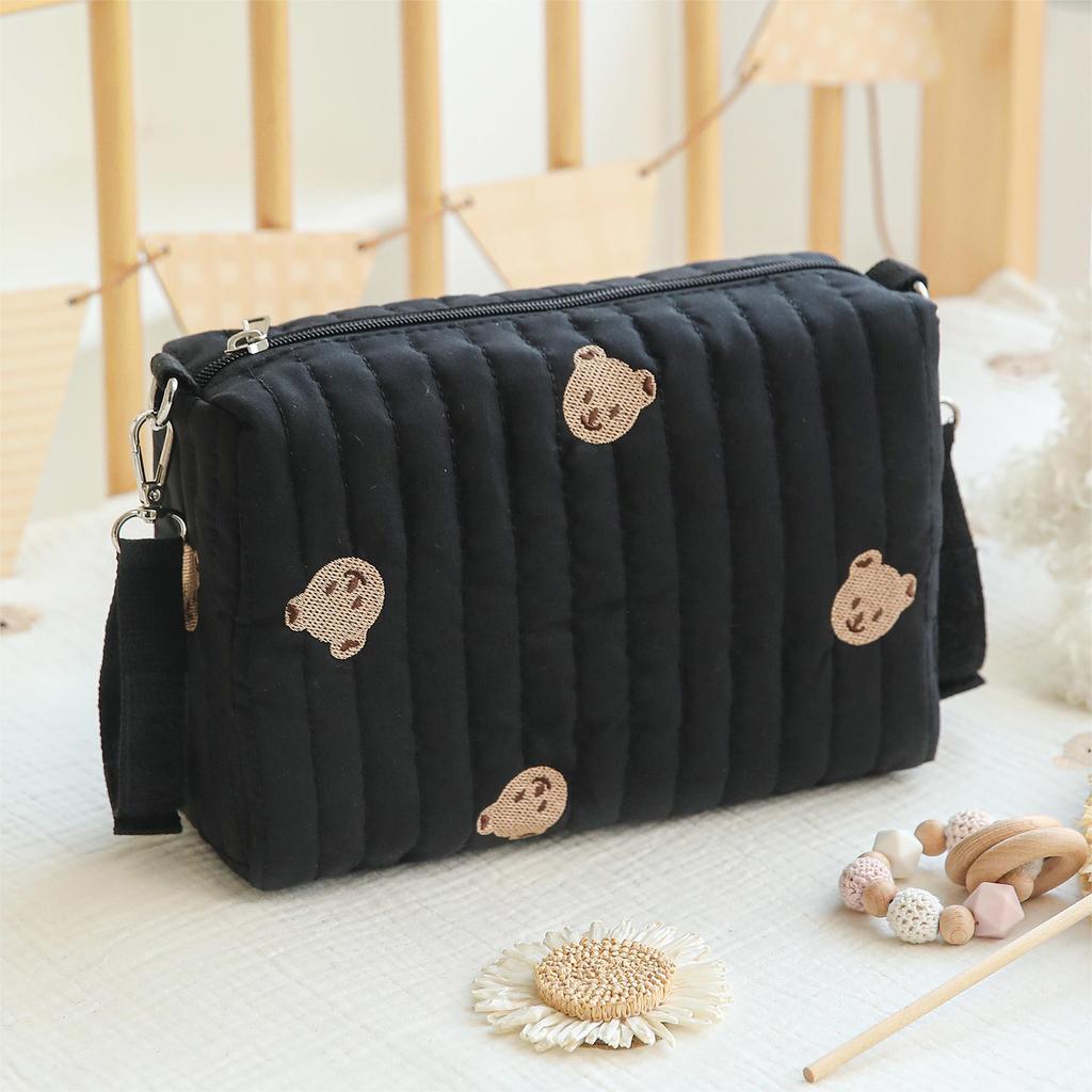 Diaper Tote Bag Large Capacity Nappy Diaper Storage Bag Multifunctional Reusable Portable for Diapers Wipes Baby Essential