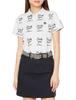 Polo Shirt with Cursive Logo UV Protection 1 [PEARLY GATES] Women's Short-sleeved JQ, Water-absorbent, Quick-drying, / 055-3160410 030_White [M]
