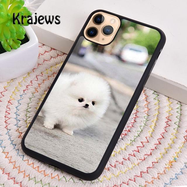 Krajews Pomeranian Dog Phone Case For iPhone 17 Air Max 16 Pro 15 14 plus 11 12 13 cover shell coque