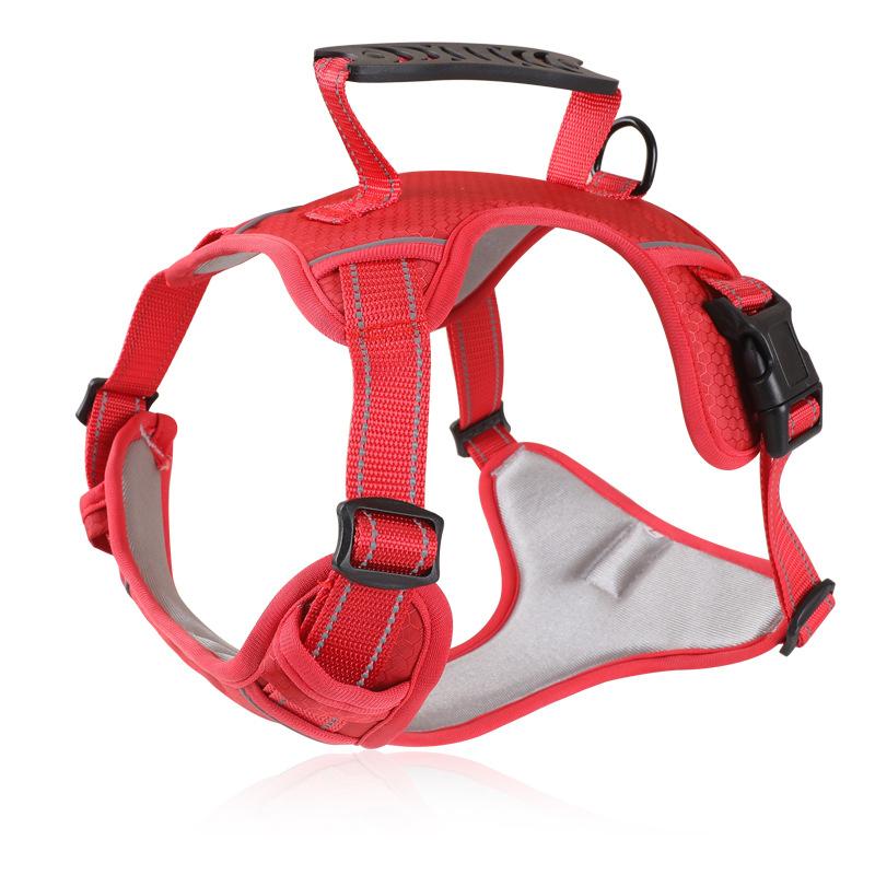 New Pet Chest Strap Explosion-proof Large Dog Chest and Back Reflective Commuter Dog Leash