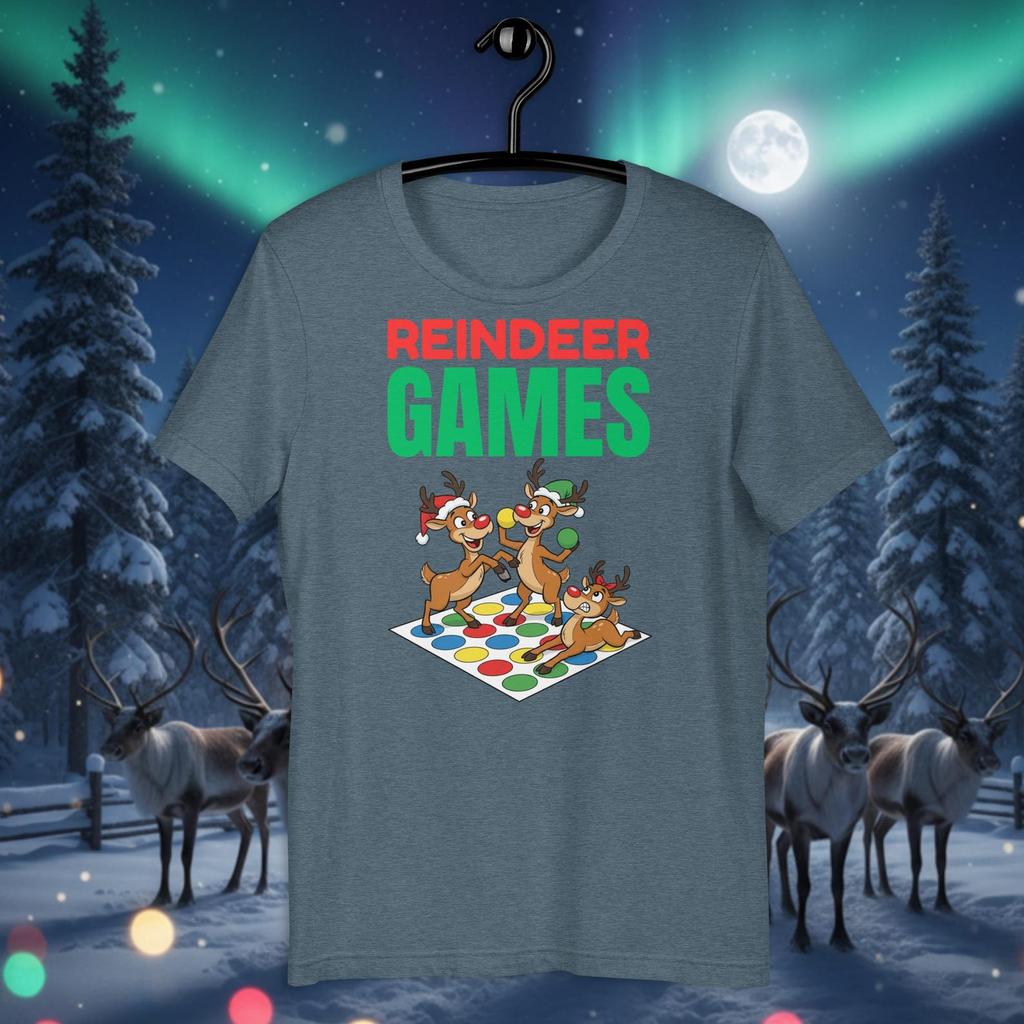 Funny Christmas t-shirt | Reindeer Games tshirt