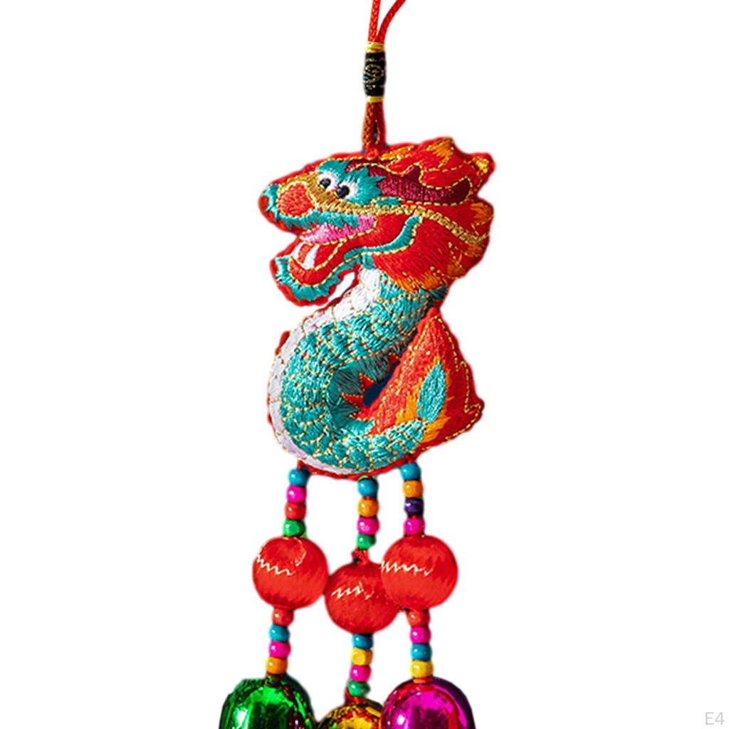 Blessing Wind Chime Pendant Dragon Year Decoration Spring Festival Decor for