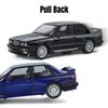 AAAOO1 1/24 BMW M3 E30 Модель Игрушечной Машинки Литая Металлическая Машинка Миниатюра С Инерционным Механизмом Звук Свет Двери Открываются Коллекция Подарок Для Мальчика Ребенка