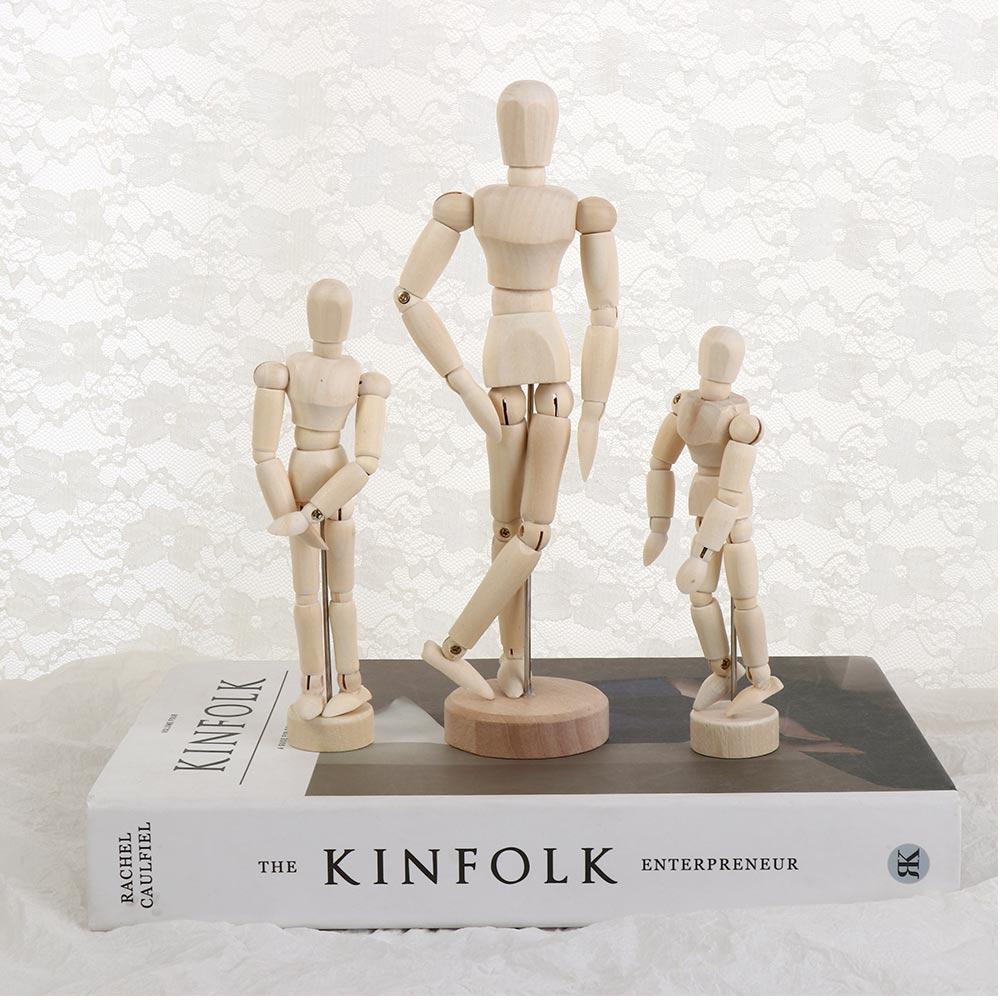 Artist Art Models Sketch Supplies Home Decor Figure Model Mannequin Action Toy Figures Wooden Toy