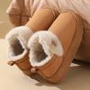 2025 Winter Package with Cotton Slippers Men's Thick Bottom Home Couple Indoor and Outdoor Non-slip Warm Women Old Cotton Shoes