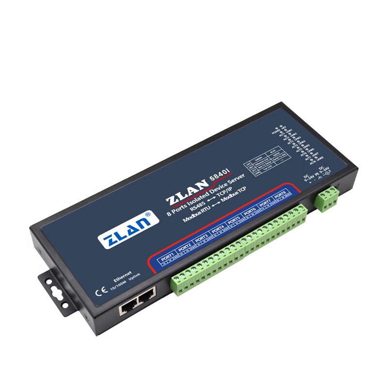 ZLAN 8-Port RS485 to Ethernet Modbus Serial Server