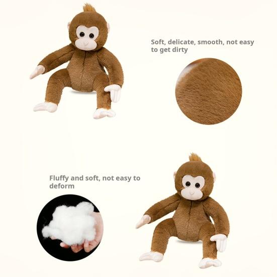 Большая плюшевая игрушка в виде обезьяны, милые детеныши обезьян, мягкая плюшевая кукла-обезьянка