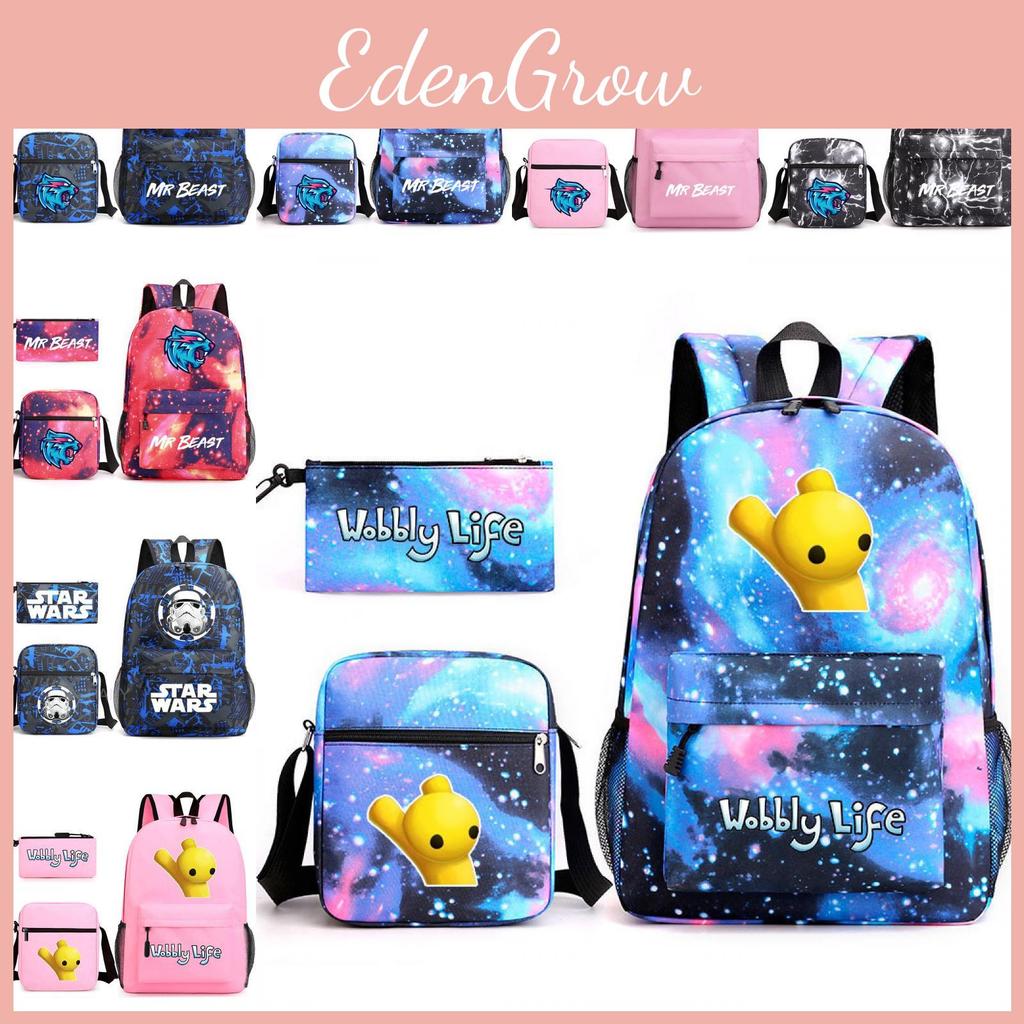 Школьный рюкзак Brawl Stars Набор из трех предметов Мультяшные сумки для хранения Подарок Детям