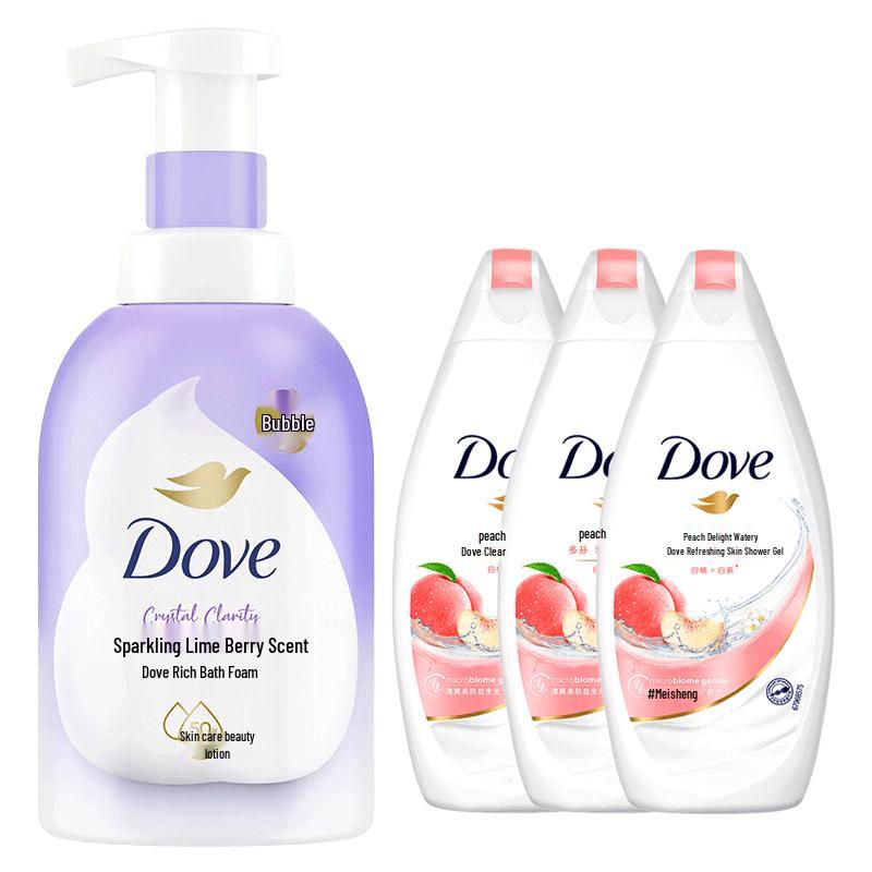 Dove Lime Berry Foaming Shower Foam & Shower Gel Set