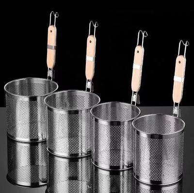 Скиммер для лапши и супа из нержавеющей стали 304, дуршлаг для овощей, скиммер для хот-пота, дуршлаг с мелкой сеткой.