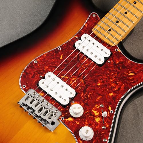 FLEOR Набор звукоснимателей для грифа+бриджа Звукосниматели-хамбакеры с двойной катушкой для электрогитары Замена звукоснимателей-Белый