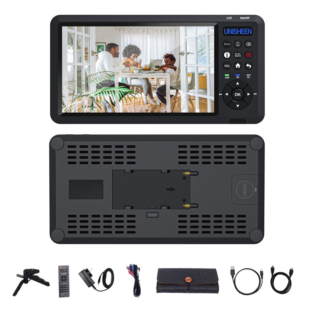 Многоинтерфейсный HD-эндоскоп UR500A: VGA/Композитное видео, Запись на TF-карту и USB, Захват HDMI