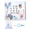 Печать Ylsteed Одеяло для milestones ребенка Реквизит для фото новорожденных Фон для фотосъемки Аксессуары-сувениры ежемесячного роста младенца