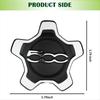 6AN69LXHAA New Car Wheel Center Cap Cover Centre Hub Caps for Fiat 500X 2016 2017 2018-2022 Dust Cover Car Accessories 735626312