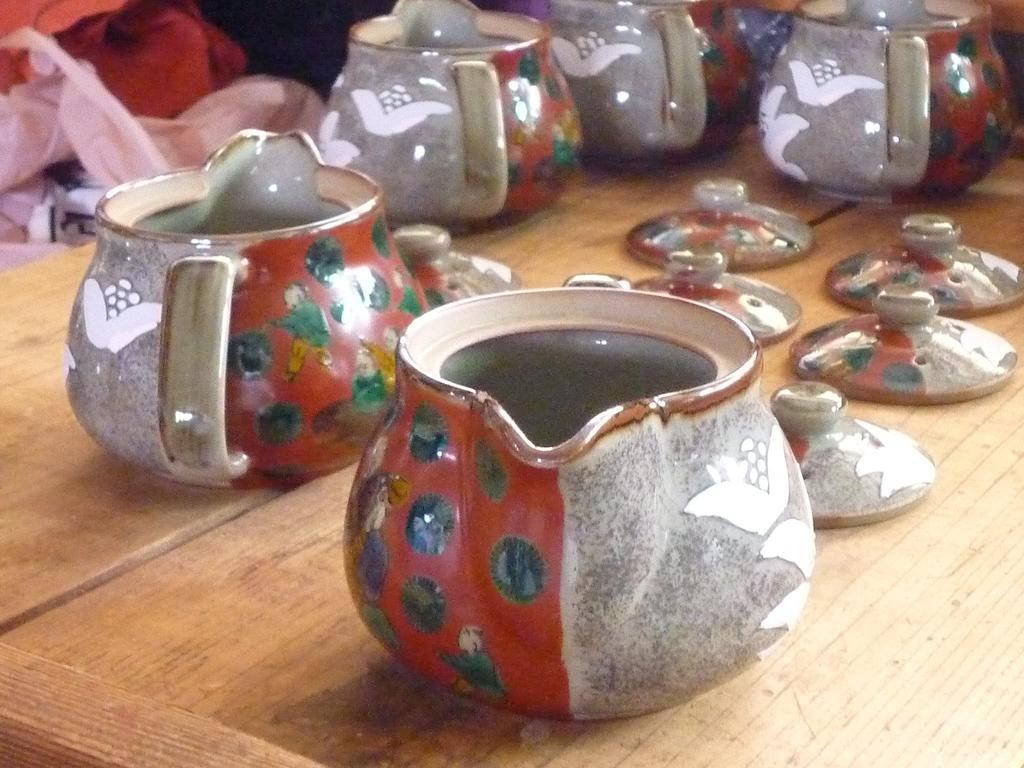 Посуда Кутани Деревянная копия риса [Чаша для матча]