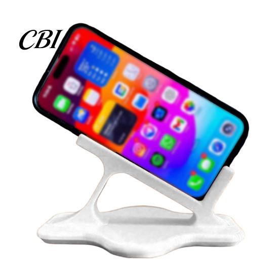 Mechanical Balance Phone Stand Lazy Stand, Ergonomic Curved Holder for Side Lying Bed Desktop Sofa, Hands-Free Cradle Watching Video, Portable