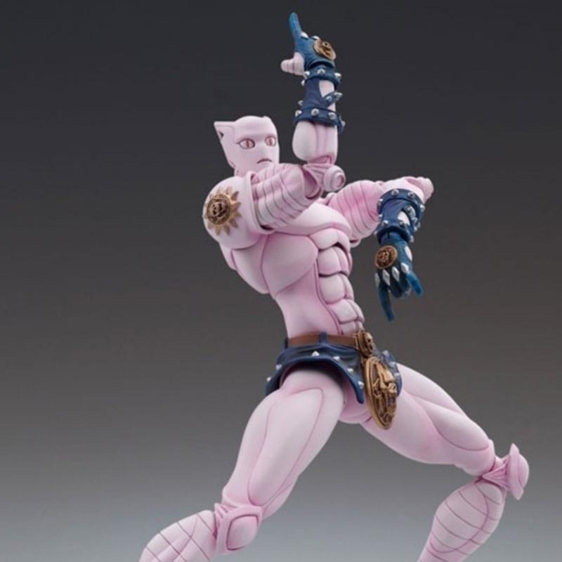 Super Action Statue Dio Yoshikage Kira Killer Queen Poseable Action Figure Room Desk Decoration Festival Gift Reissue In Stock