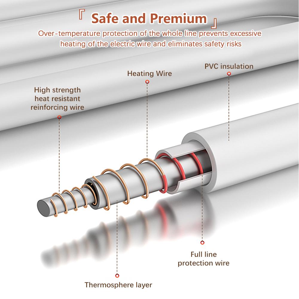 Одеяло с электрическим подогревом, грелка, теплое фланелевое одеяло, быстрый нагрев, зимний теплый теплый матрас, уютный матрас