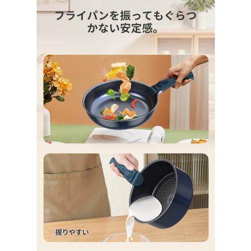 FERLORD Многоручная Съемная Ручка для Сковород, Двойная Блокировка, Легкая Установка