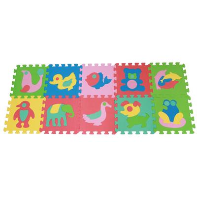 Пенный коврик 10 шт. 30x30см - Животные