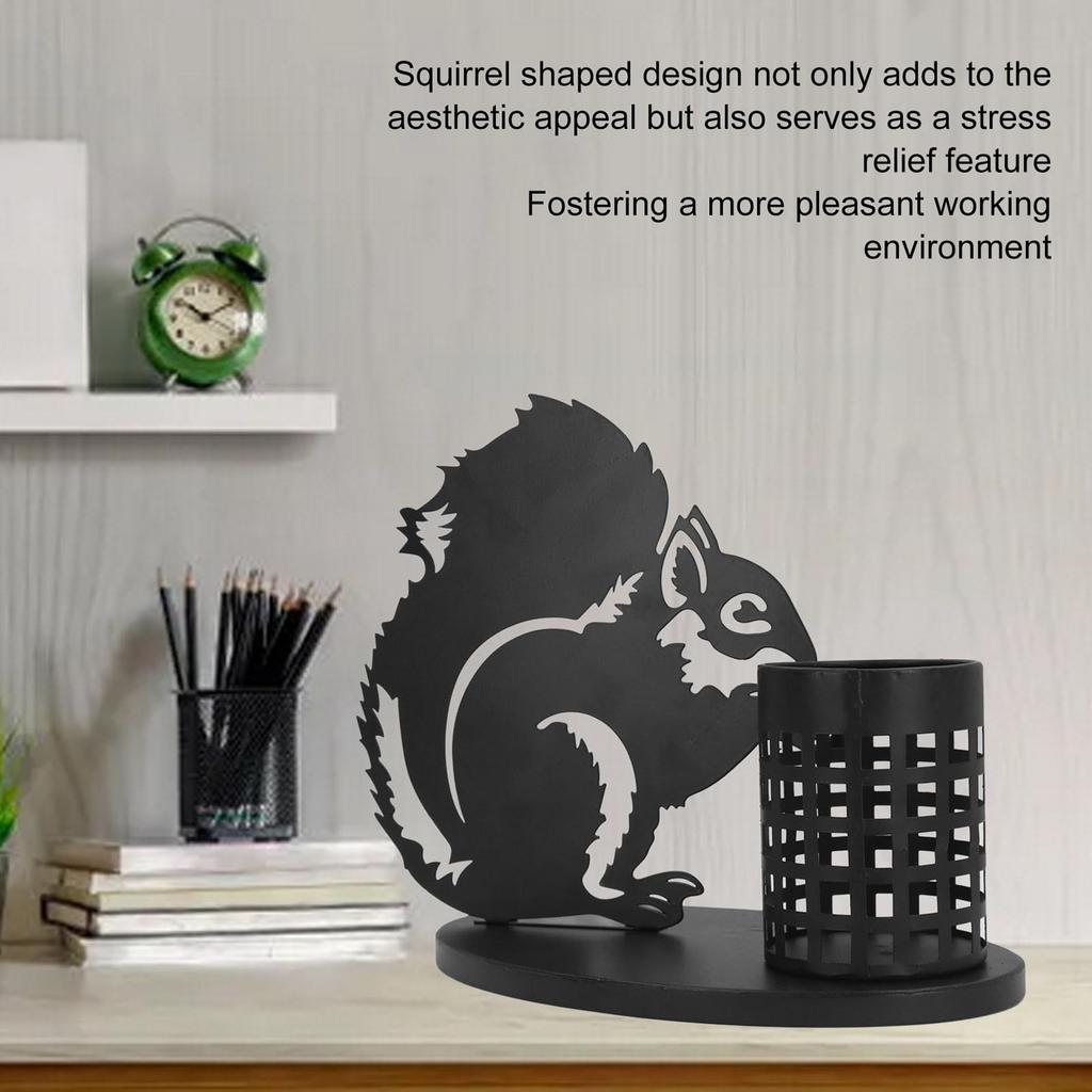 Подставка для ручек для стола Милая подставка для карандашей Металлические аксессуары для стола Органайзер для стола Стаканы для кистей для макияжа для домашнего декора Центральный элемент стола