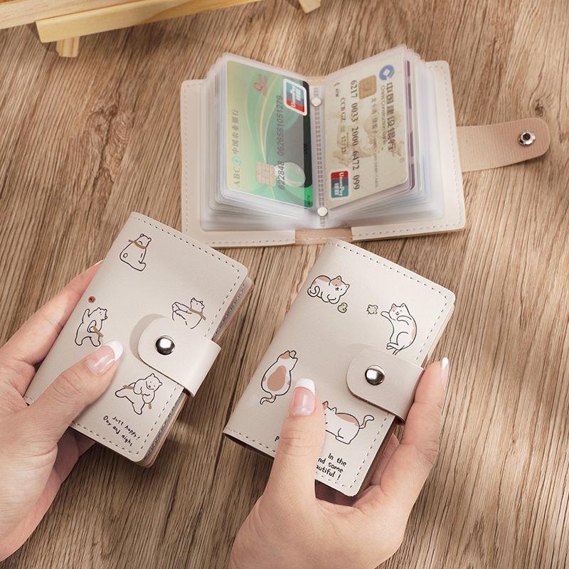 Держатели для удостоверений личности, антивор, картонная коробка, кошка, банковские кредитные карты, автобусные карты, чехол, держатель для карт, кошелек, сумка-органайзер