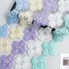 8Cm Multi-Color Bead Three-Dimensional Flower Lace Clothing Hair Accessories Dress Lolita Decorative Lace Accessories