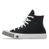 Chuck Taylor All Star Voltage Высокие кеды Удобные Повседневные Дышащие Высокие Эспадрильи Женские Черные