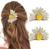 1PC Sweet,Daisy,Grab Clip,Cute,Flower,Shark Clip,Princess Top Clip,Vacation Style,Flower,Hair Clip,Hair Accessories