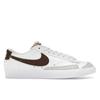 Кроссовки Blazer Low '77 Мужские Summit White Photon Dust Photo Blue Ретро Низкие Кожаные Повседневные Кроссовки для Стиля Жизни DA6364-113