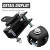 Heavy Duty Bumper Hitch Adjustable Towing Kit Compatible with For Polaris and Cat for Snowmobile and ATV Sled Trailers