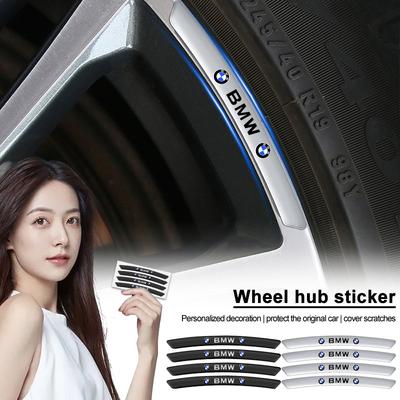 4 шт. Алюминиевая эмблема значка автомобиля Декор ободов колесных дисков 3D наклейки Для E63 E70 E88 E90 E92 E93 E39 E46 E60 F10 F30 X3 X4 X5 X6